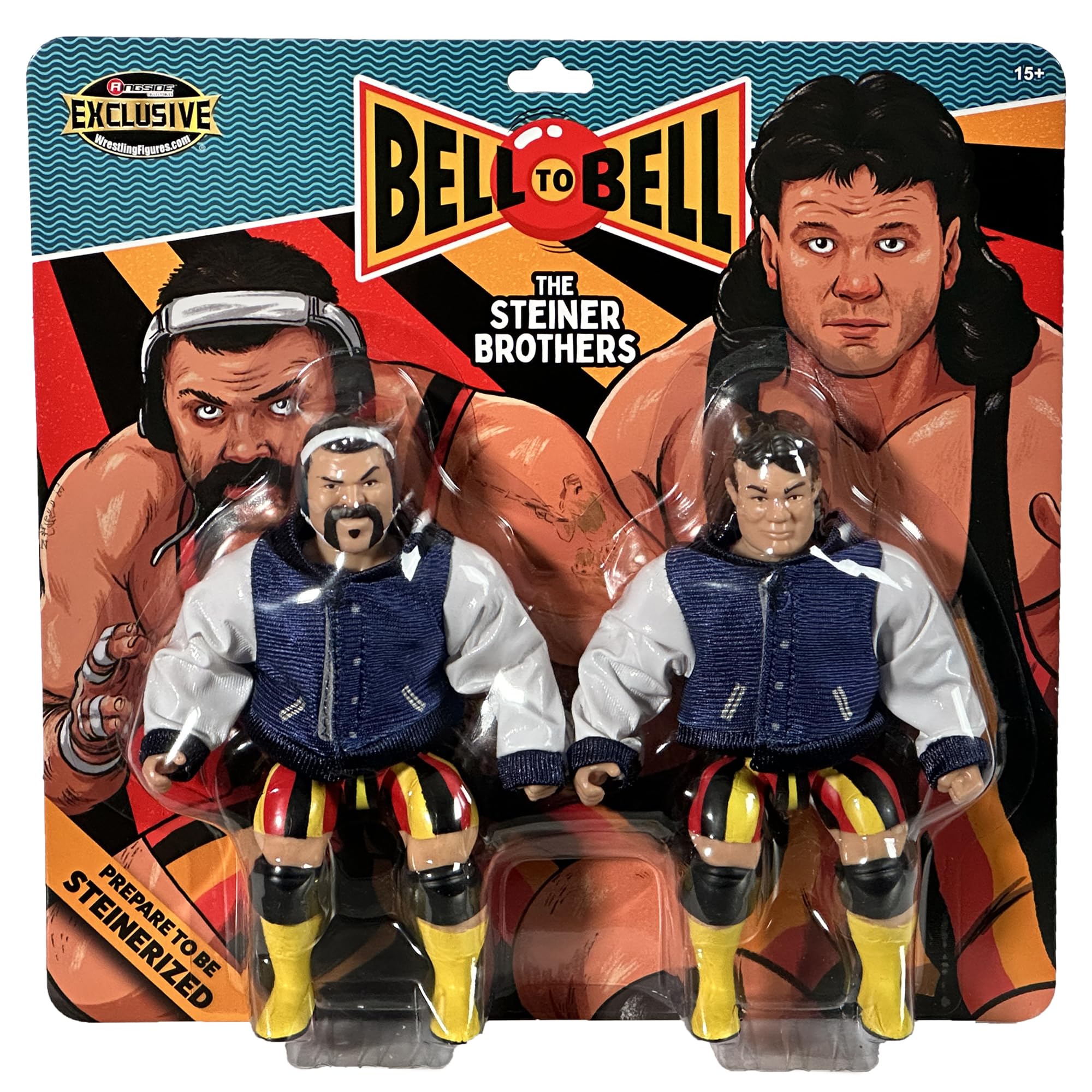 Amazon.com: Ringside (Variant Stripes Gear) Steiner Brothers 2